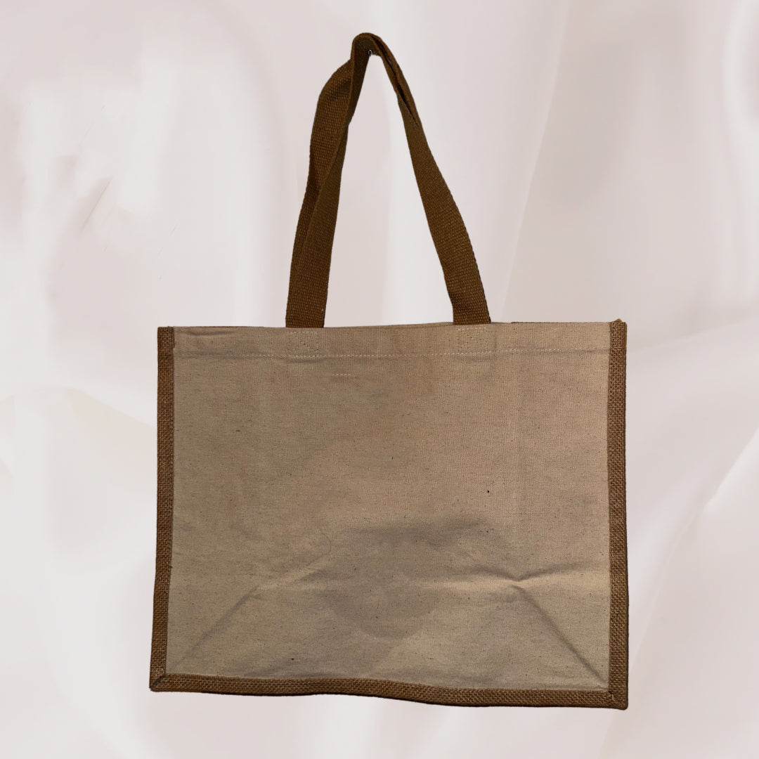 Sac en toile de jute Mamie